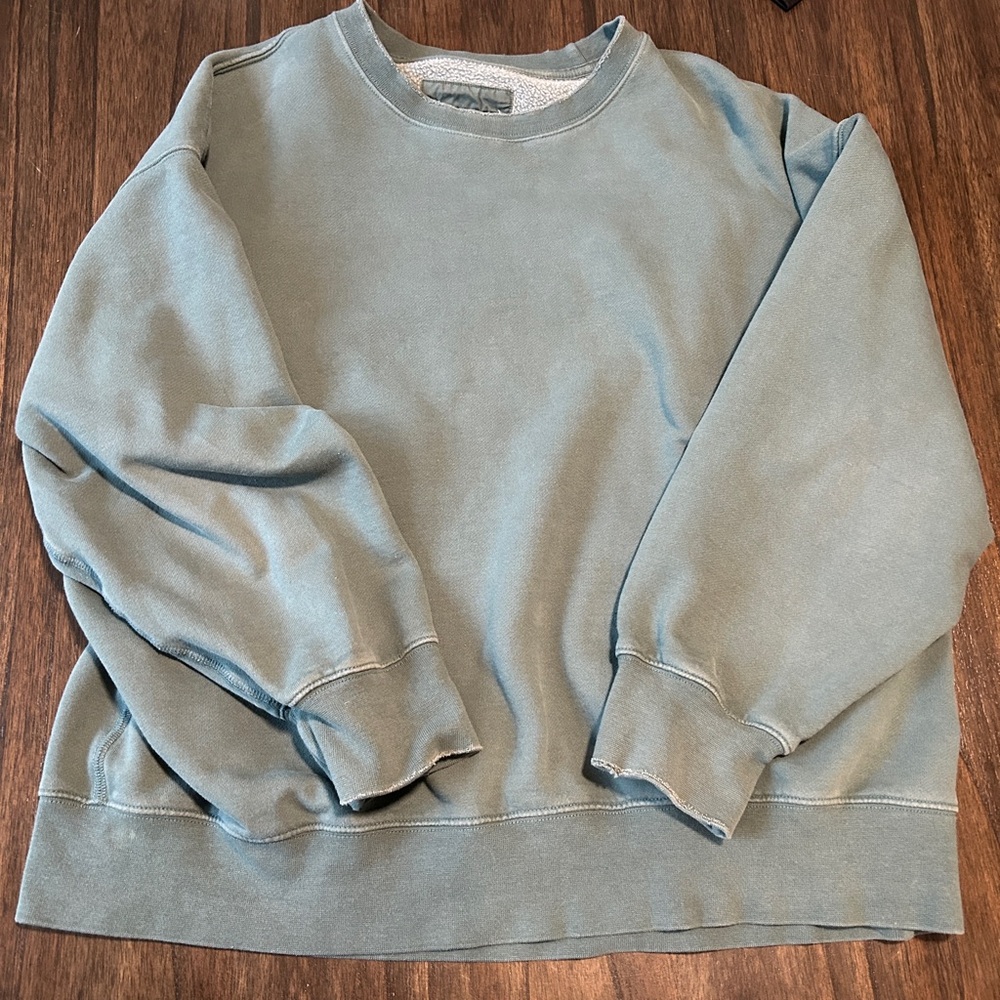 American Eagle Outfitters Blue Crewneck Sweater